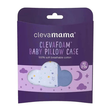 Clevamama - Funda de almohada para bebé | celeste