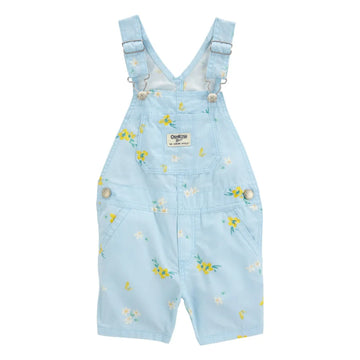 OshKosh - Overall celeste con estampado de flores