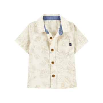 Carter´s - Camisa De Moda Manga Corta Tropical Paisley