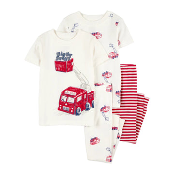 Carter´s - Pijama De 4 Prendas De Algodón Estampado Camión