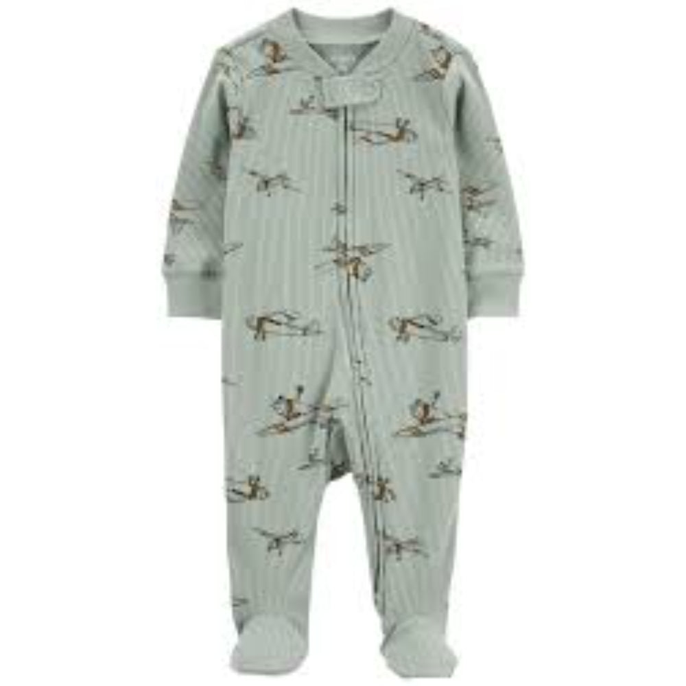 Carter´s - Pijama con zipper | verde musgo