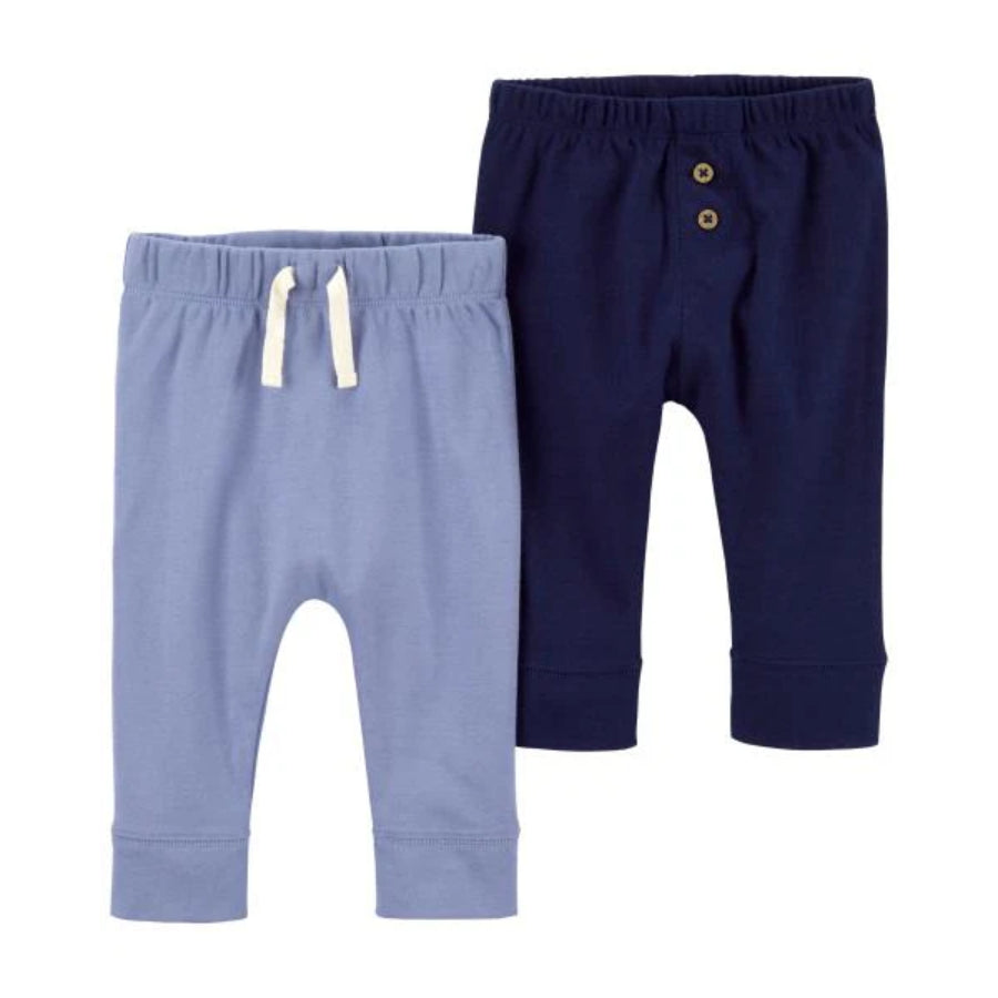 Carter´s - 2pk pantalones para niño | navy y celeste