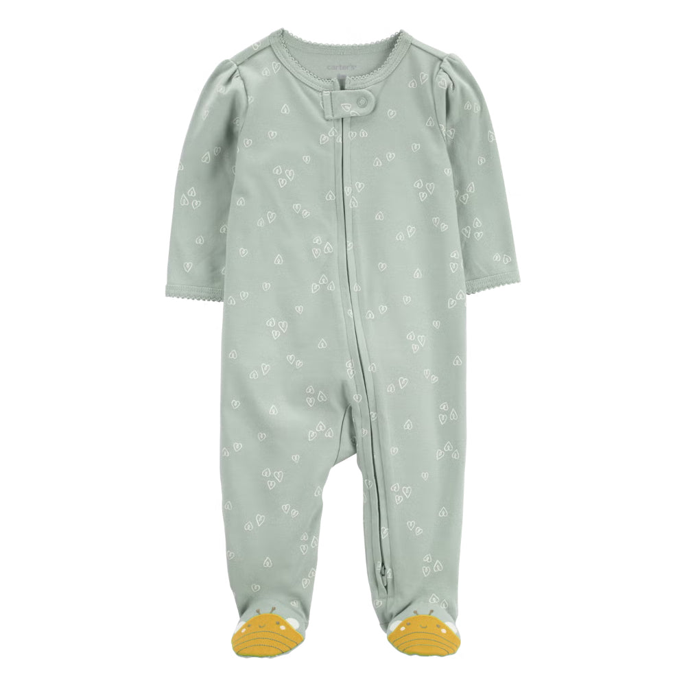 Carter´s - Pijama con zipper | verde