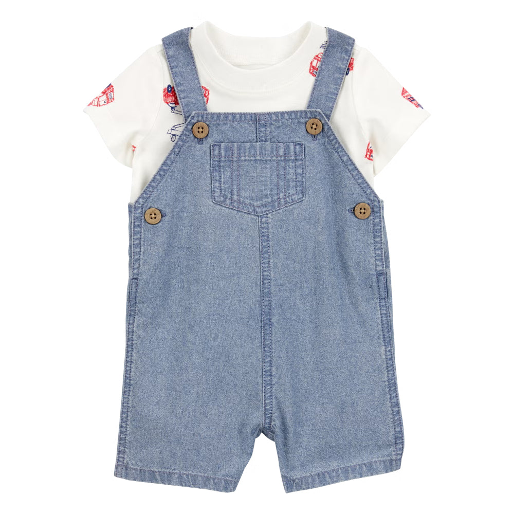 Carter´s - Conjunto de 2 piezas de camiseta y pantalón corto