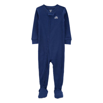 Carter´s - Pijama azul con bordado de carro