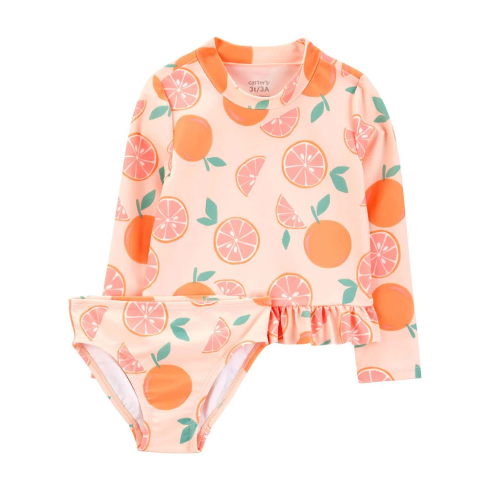 Carter´s - Traje de baño naranjas para niña