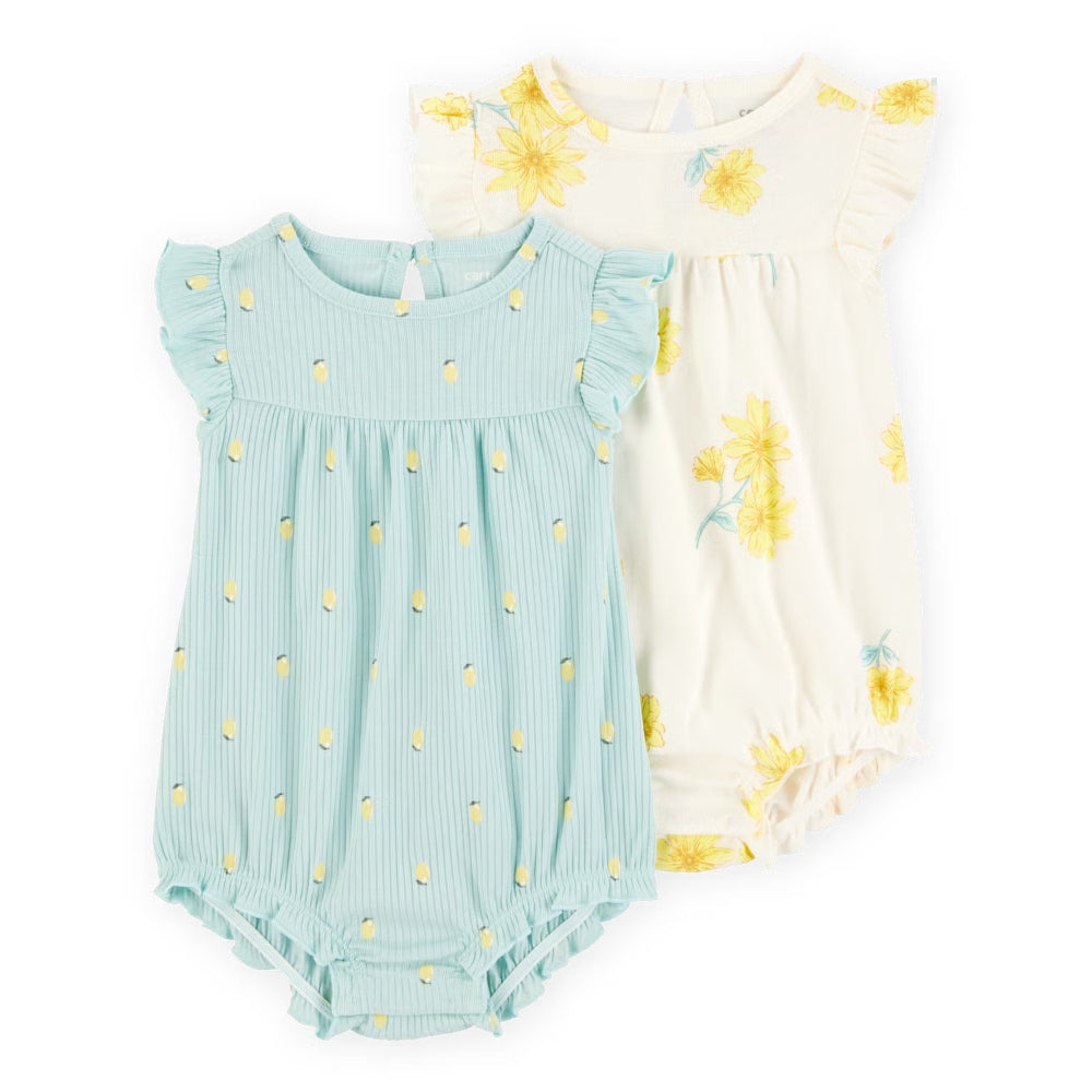 Carter´s - 2Pack Floral Rompers