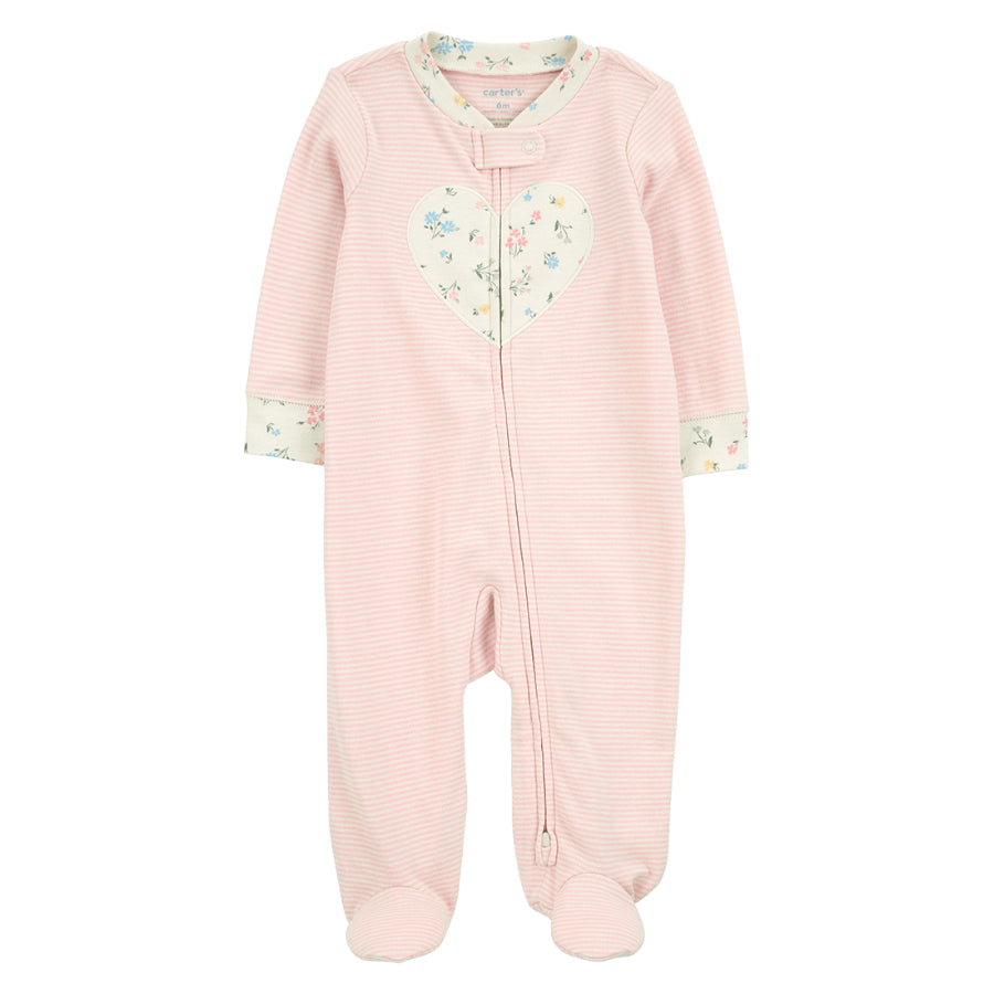Carter´s - Pijama Una Pieza De Algodón Con Pie