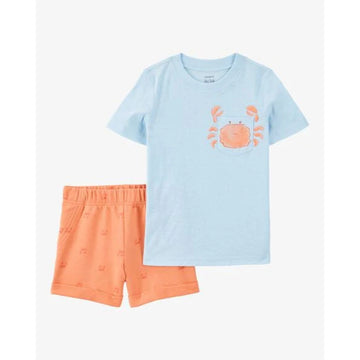 Carter´s - Conjunto estampado cangrejo para playa