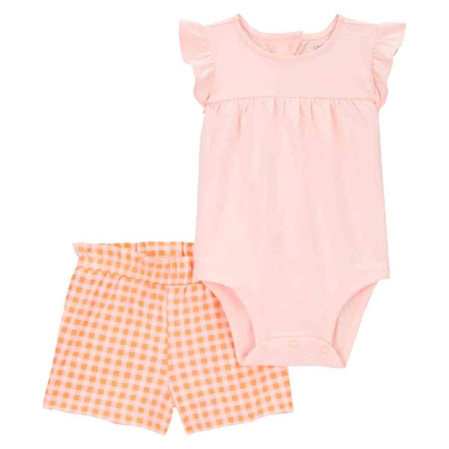 Carter´s - Conjunto de 2 piezas bicolor para bebé niña