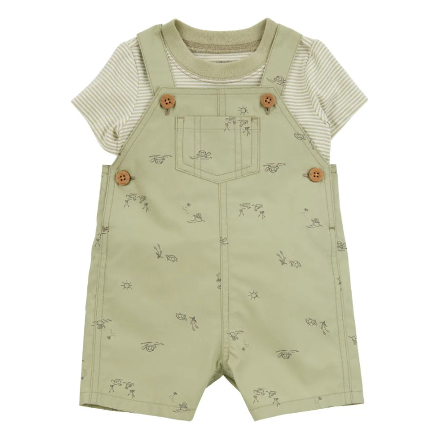 Carter´s - Conjunto De 2 Prendas Playera Y Overol Corto