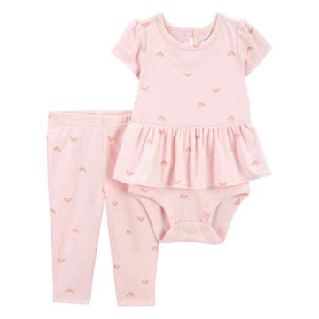Carter´s - Conjunto rosa y arcoiris