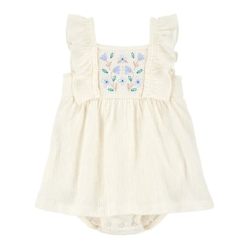 Carter´s - Vestido para niña con Pañalero Bordado