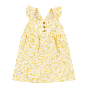 Carters - Vestido floral color amarillo