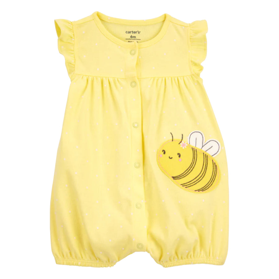 Carter´s - Enterizo bordado abejita | amarillo