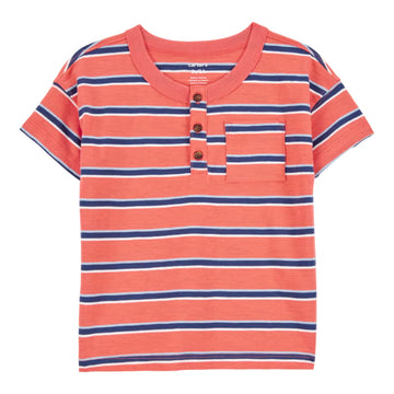 Carter´s - Camisa de rayas para niño | naranja