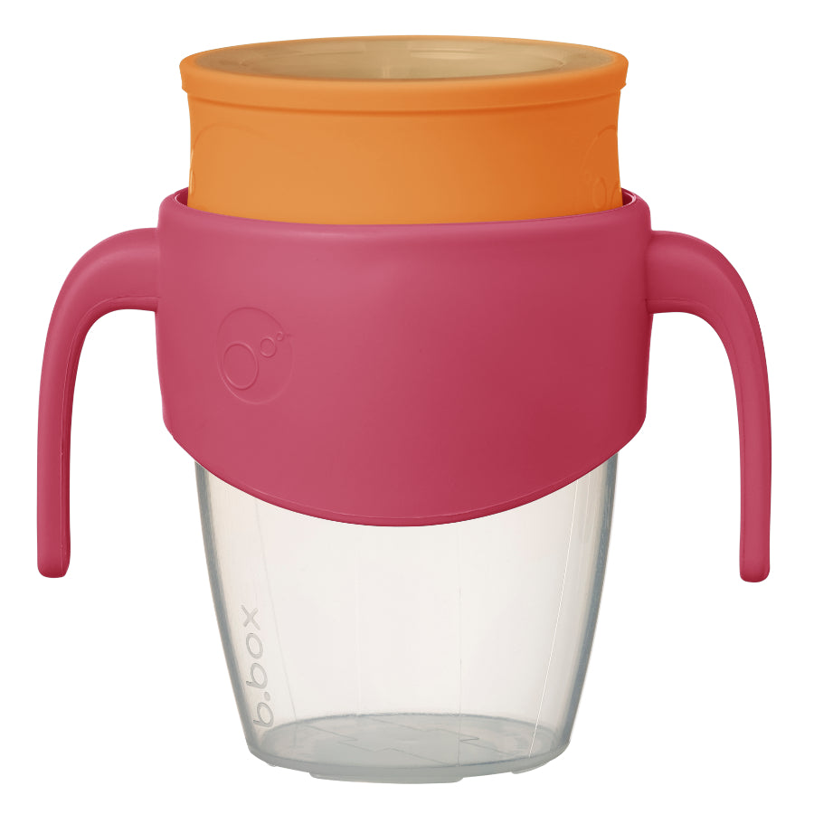 b.box - Taza 360 con cierre hermético | rojo