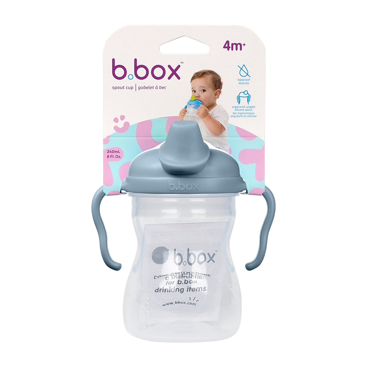 b.box - Vaso con boquilla | celeste
