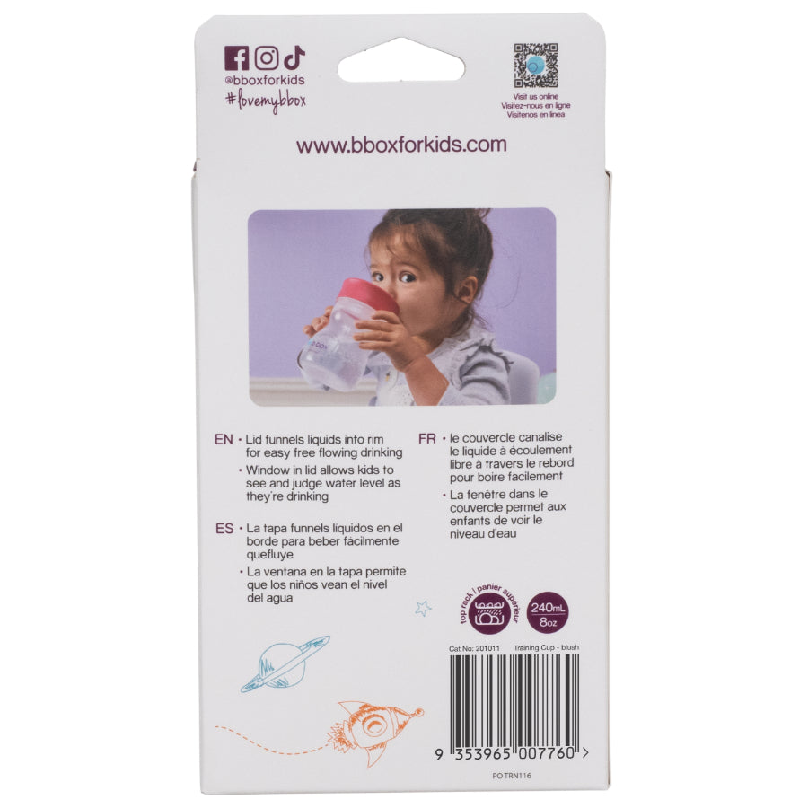 b.box - Taza con Borde de Entrenamiento 240ml | rosa