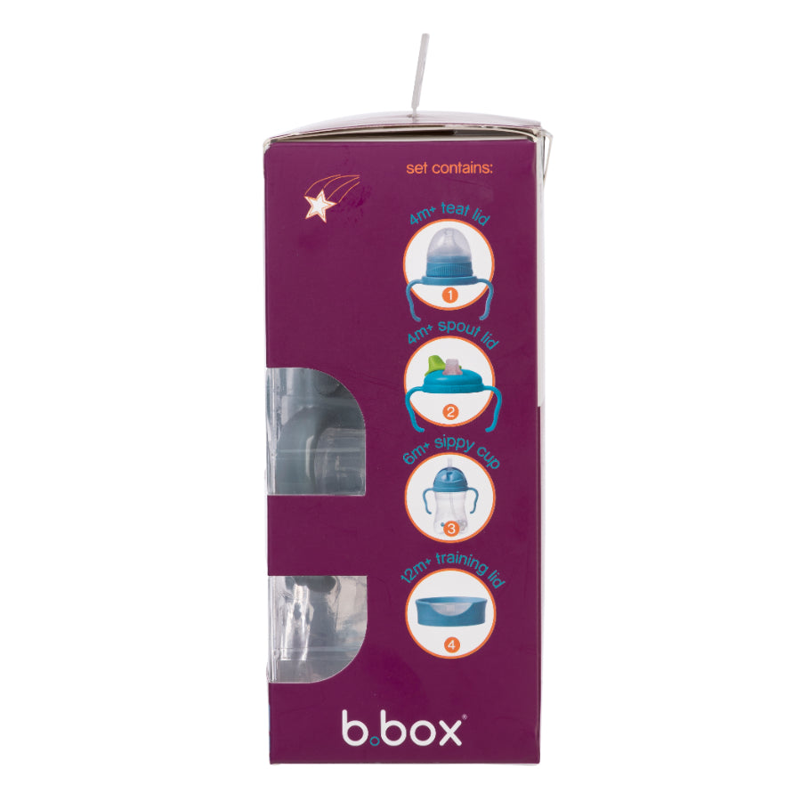 b.box - Vaso transacción 4 en 1 | celeste