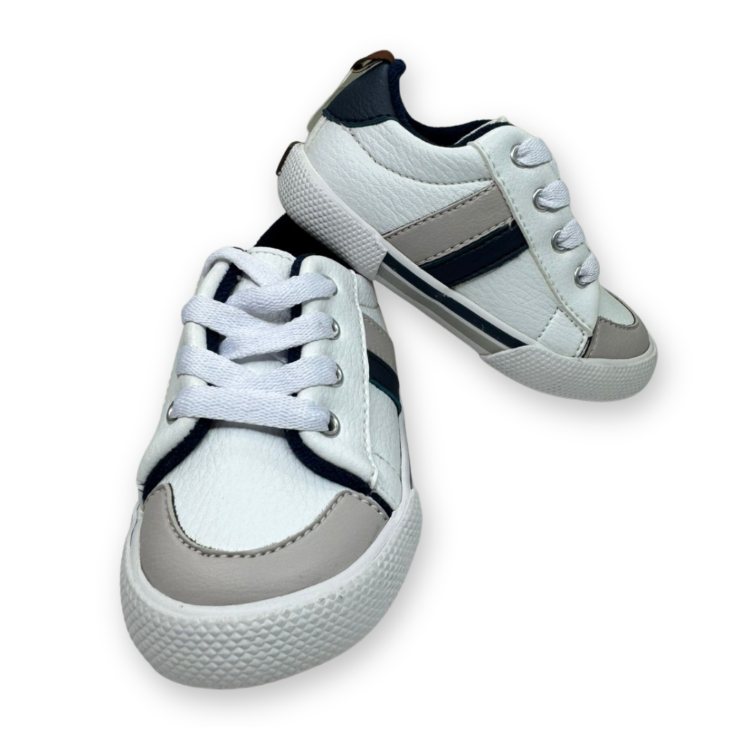 B4baby - Zapato cordón para niño | blancos