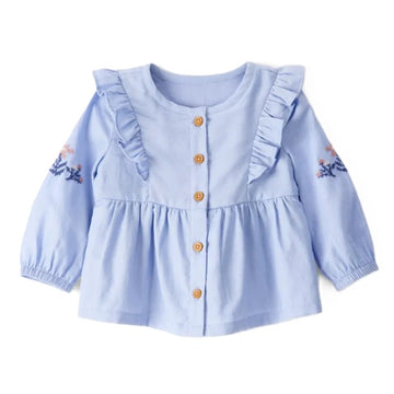 OshKosh - Camisa con bordado | celeste