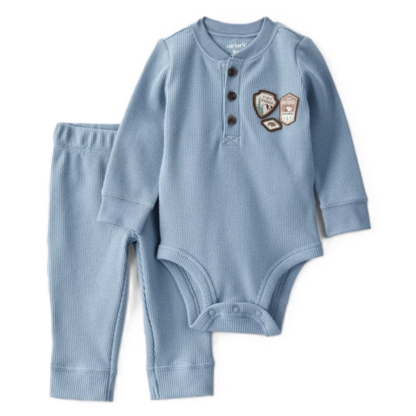 Carter´s - Conjunto de 2 piezas de mono térmico Park