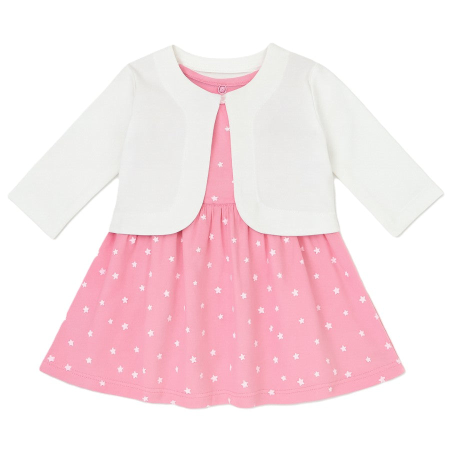 B4baby - Vestido con chaqueta para niña | rosa