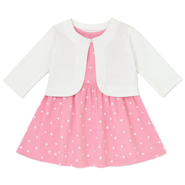 B4baby - Vestido con chaqueta para niña | rosa