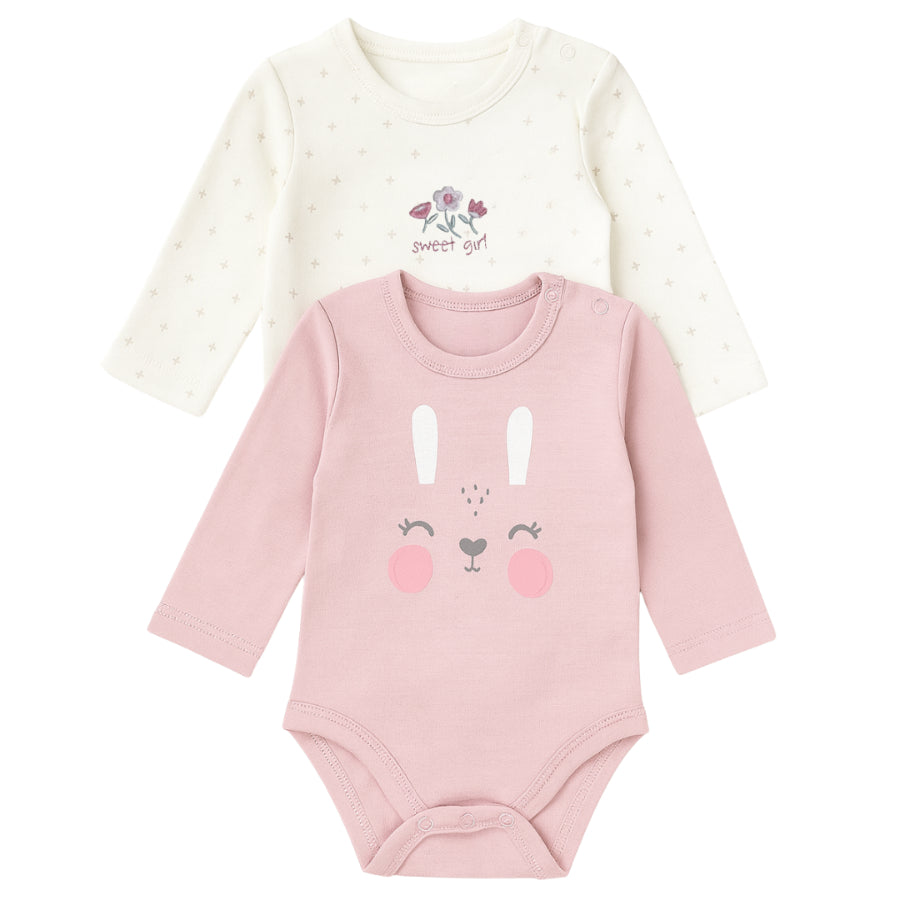B4baby - Enterizo con estampado conejito | rosa