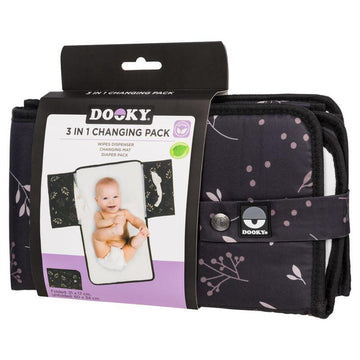 Dooky - Pack cambiador 3 en 1 Hojas | negro