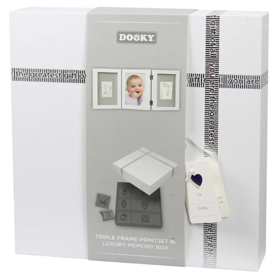 Dooky - Set de regalo Marco triple | blanco
