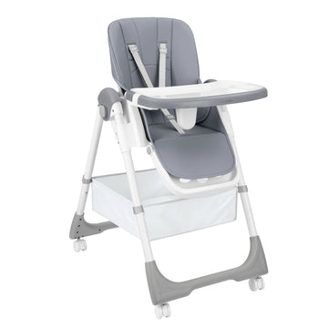 Kikkaboo - Silla de comer | gris pastel