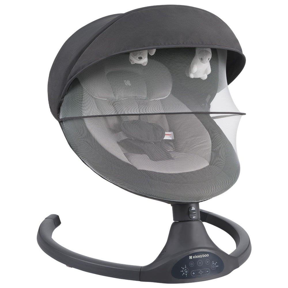 Kikkaboo - Columpio eléctrico | gris obscuro