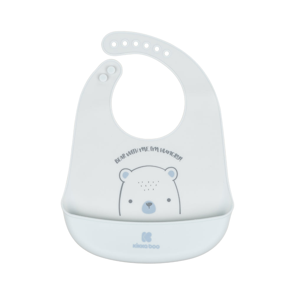 Kikkaboo - Babero de silicona