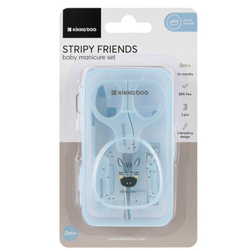 Kikkaboo - Set de manicura | celeste