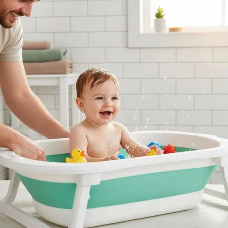 KikkaBoo - Bañera plegable | turquesa