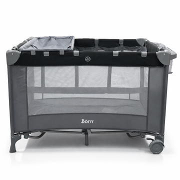 Born - Corral con cambiador Grey