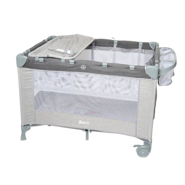 Born - Corral con cambiador Grey