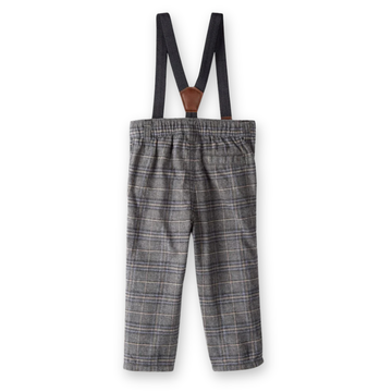 Oshkosh - Pantalón con tirantes de cuadros