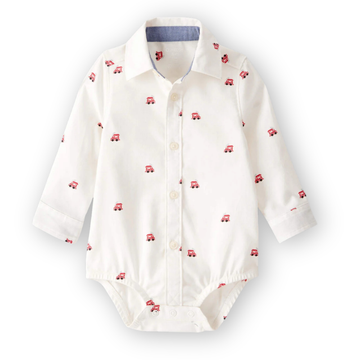 OshKosh - Enterizo de carros manga larga