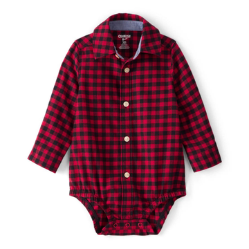 Oshkosh - camisa a cuadros manga larga