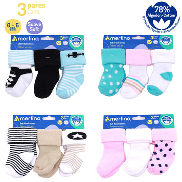 Merlino - Set de Medias (3 pares) | surtido