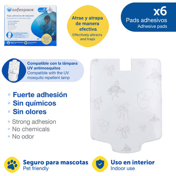 Pads de repuesto para lamparas antimosquito