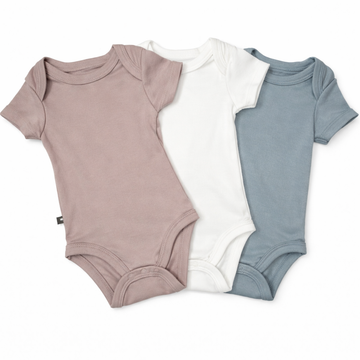 B4baby - Enterizo lisos manga corta | 3 pack