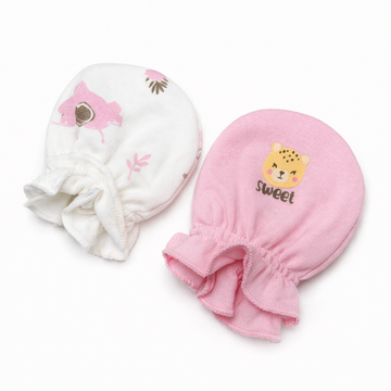 B4baby - Gorro protectores de manos para niña