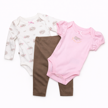 B4baby - Conjunto mamelucos y pantalón | niña