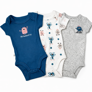 B4baby - Conjunto de 3 piezas mamelucos de niño