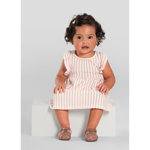 Brandili - Vestido a rayas para niña