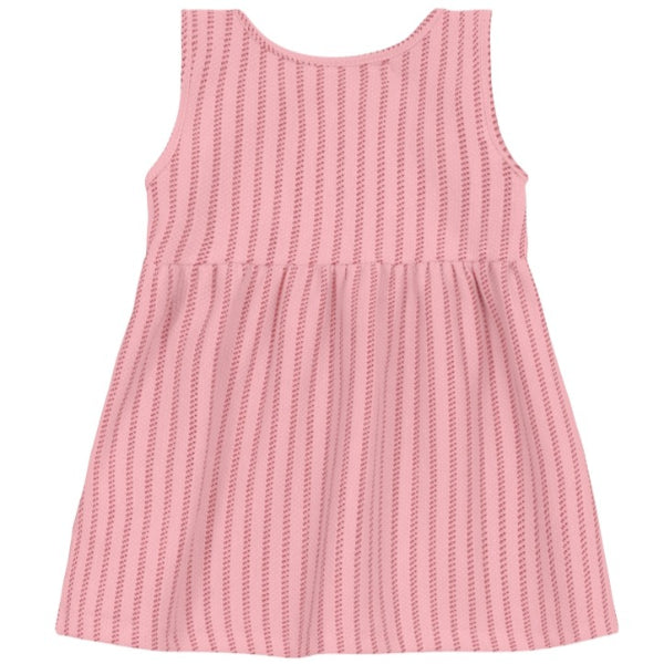 Brandili - Vestido para niña a rayas | rosa